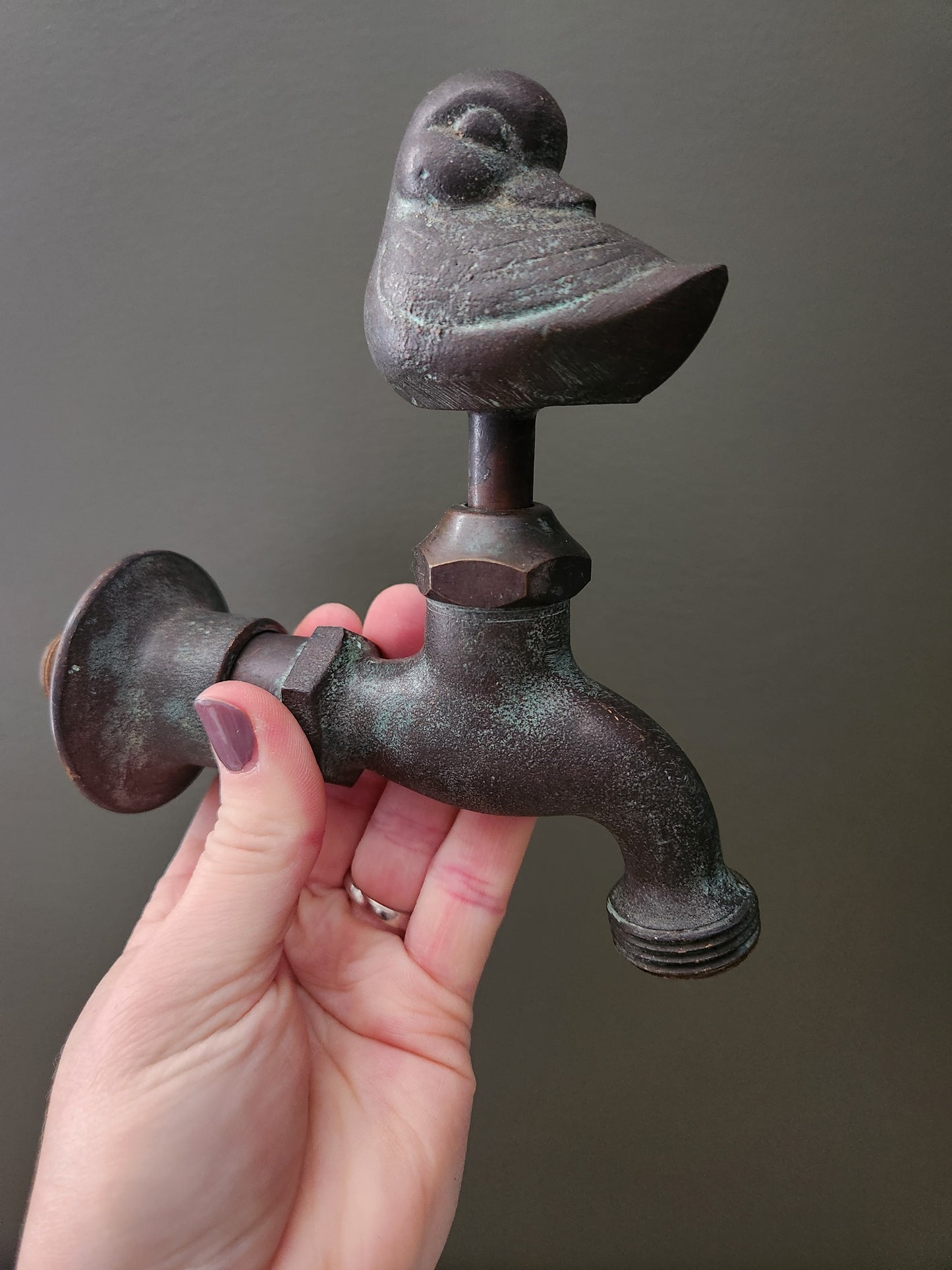 Solid Brass Duck Hose Faucet
