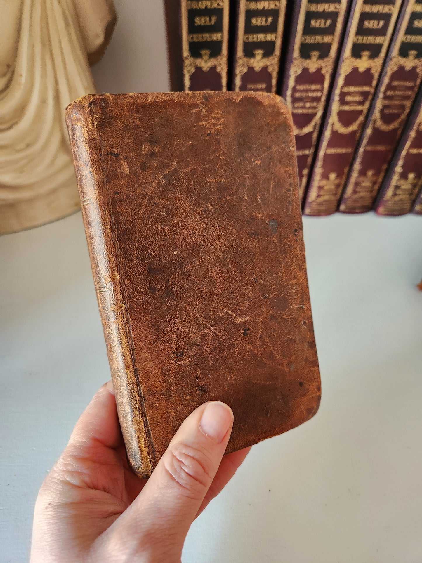 1828 English Reader-leather bound