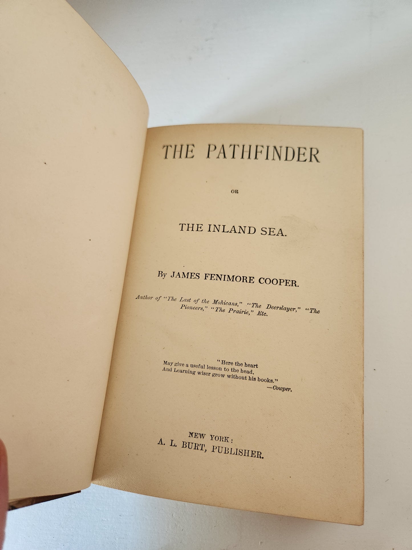 Cooper's Leather Stocking Tales: Pathfinder 1800's