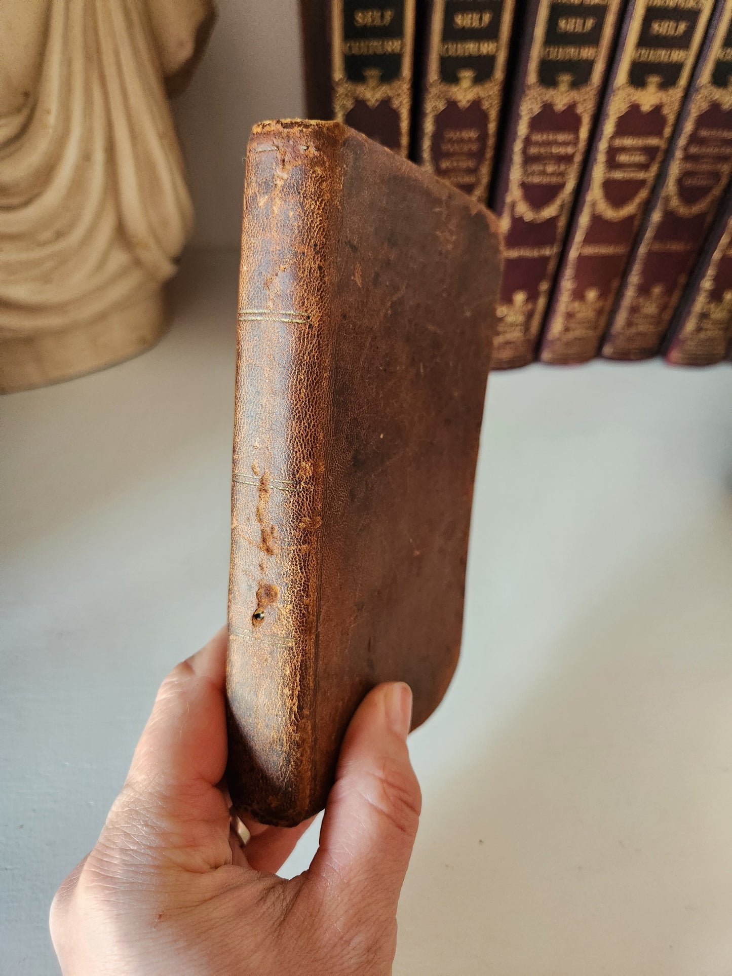 1828 English Reader-leather bound