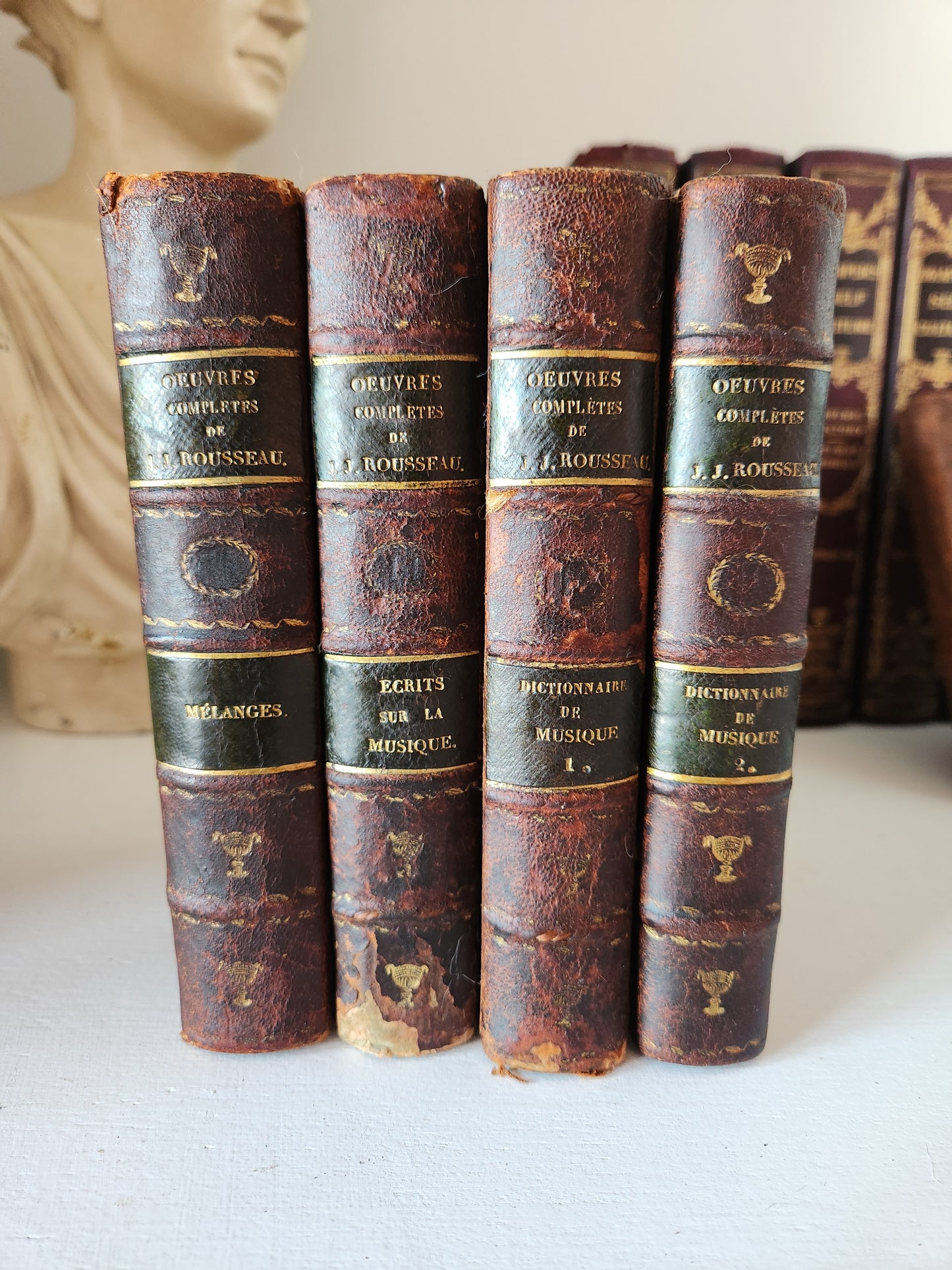 Complete Works of Jean-Jacques Rousseau 1823 French books