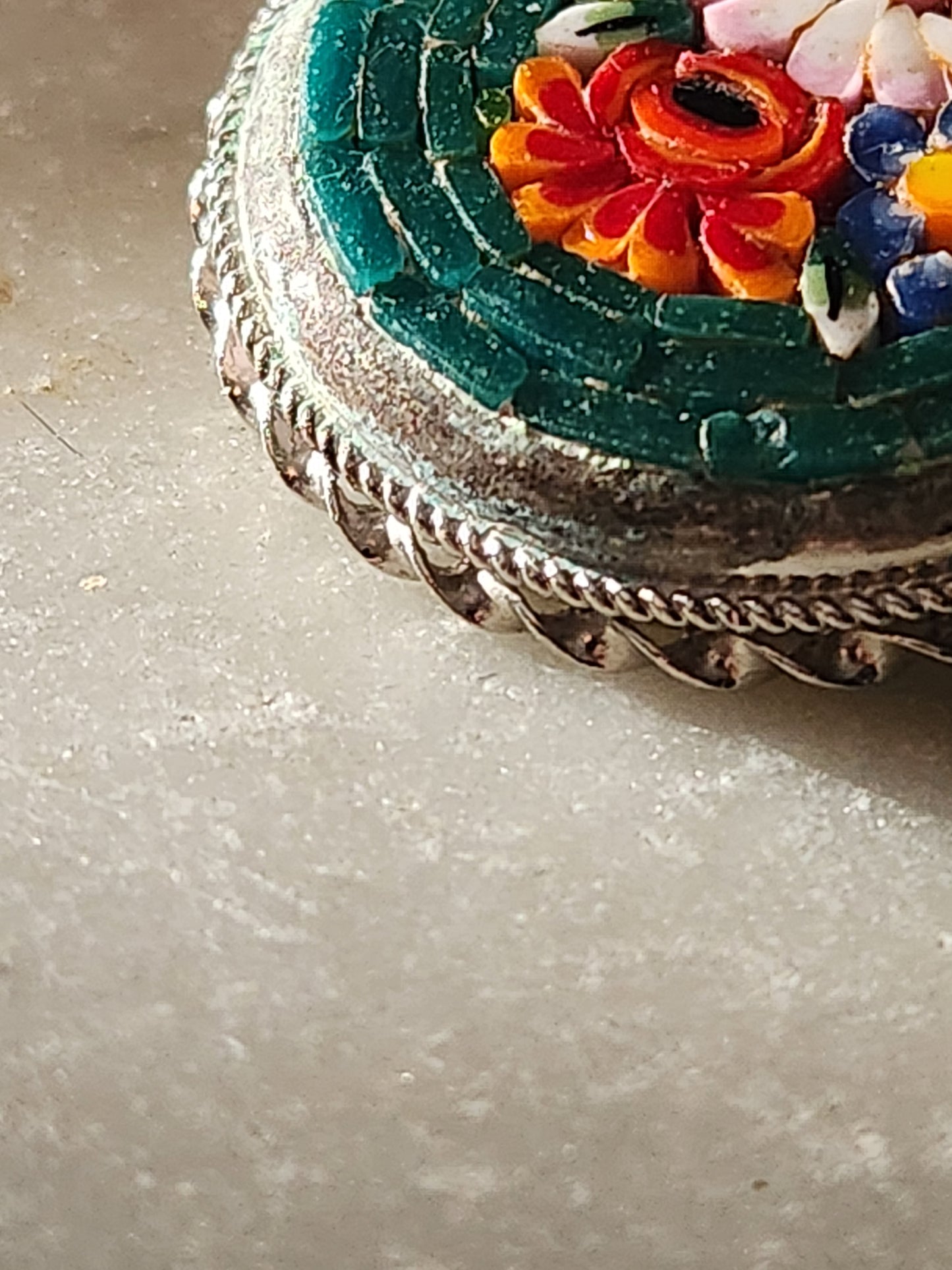 Italian Micro Mosaic Brooch