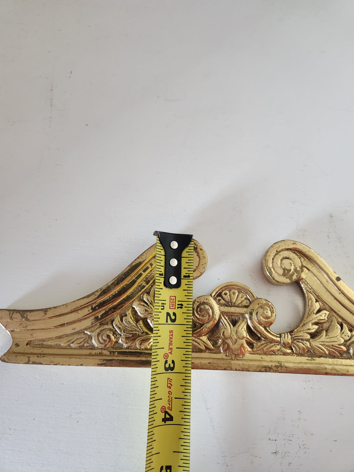 Cast Brass Pediment
