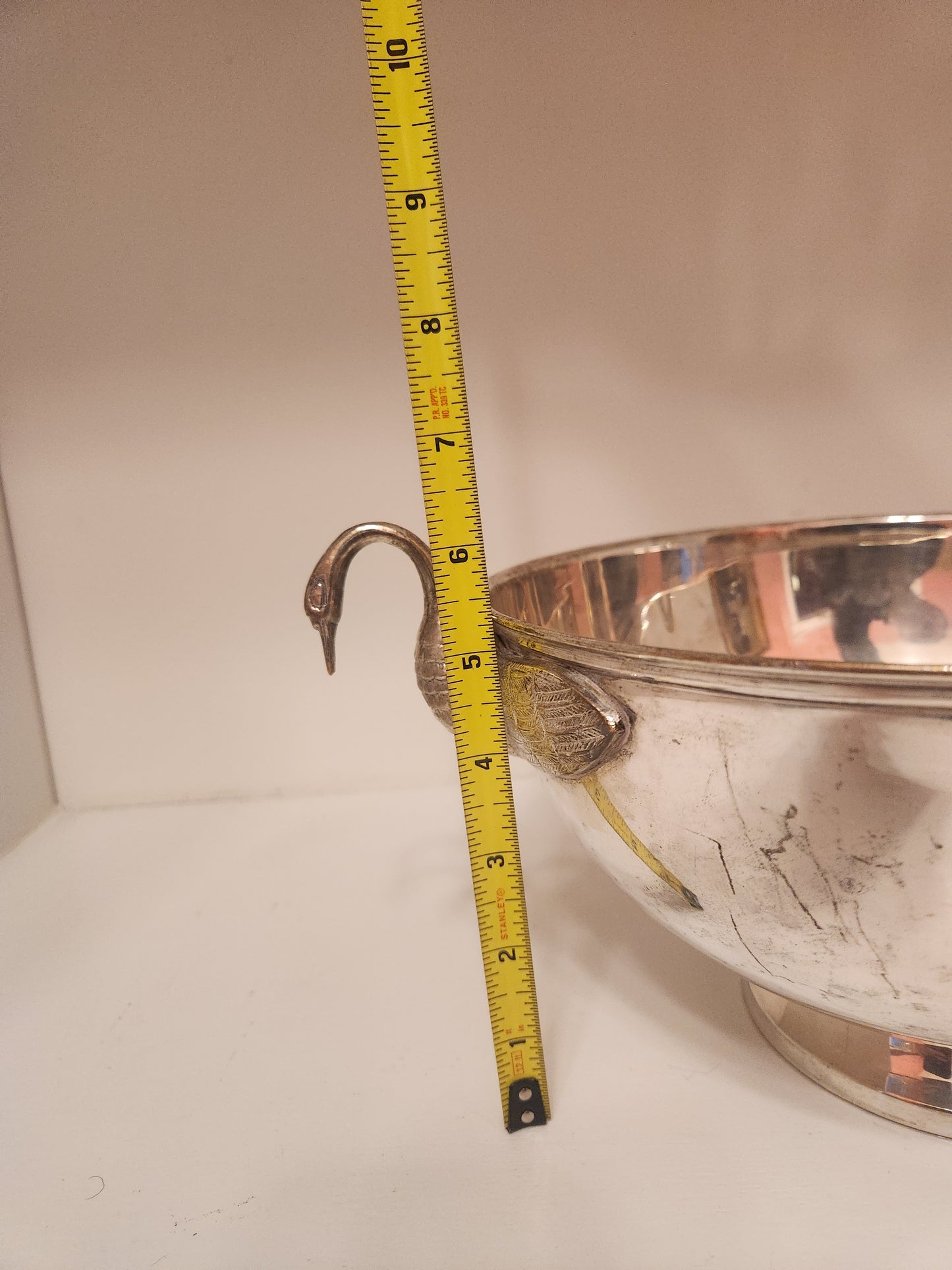 Swan Handled Champagne Bowl
