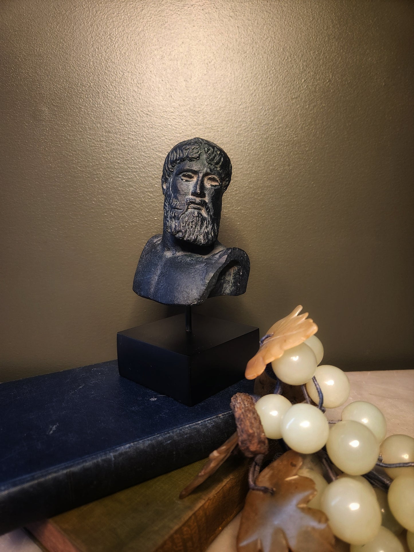 Vintage Zeus Bust Sculpture