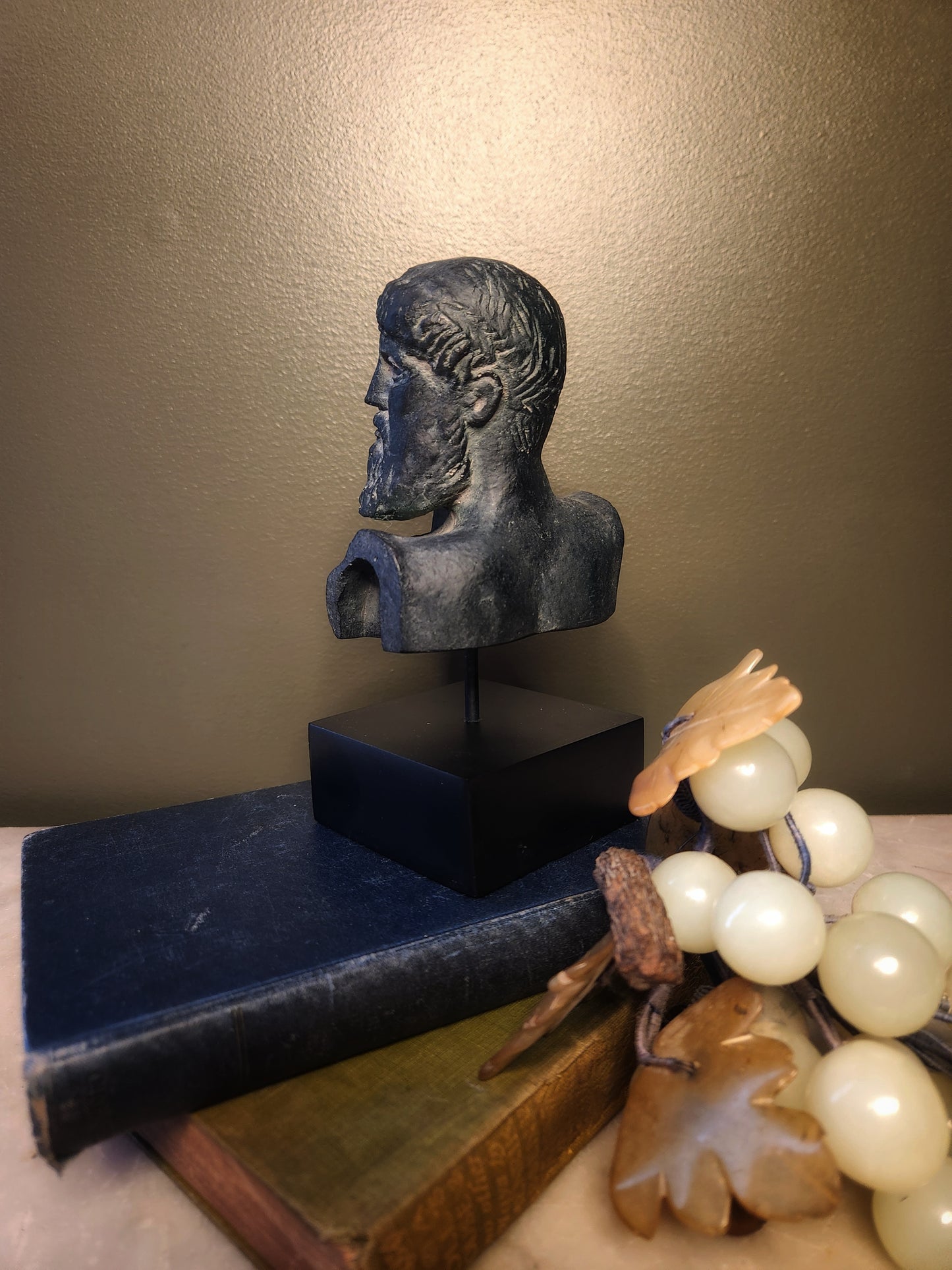 Vintage Zeus Bust Sculpture