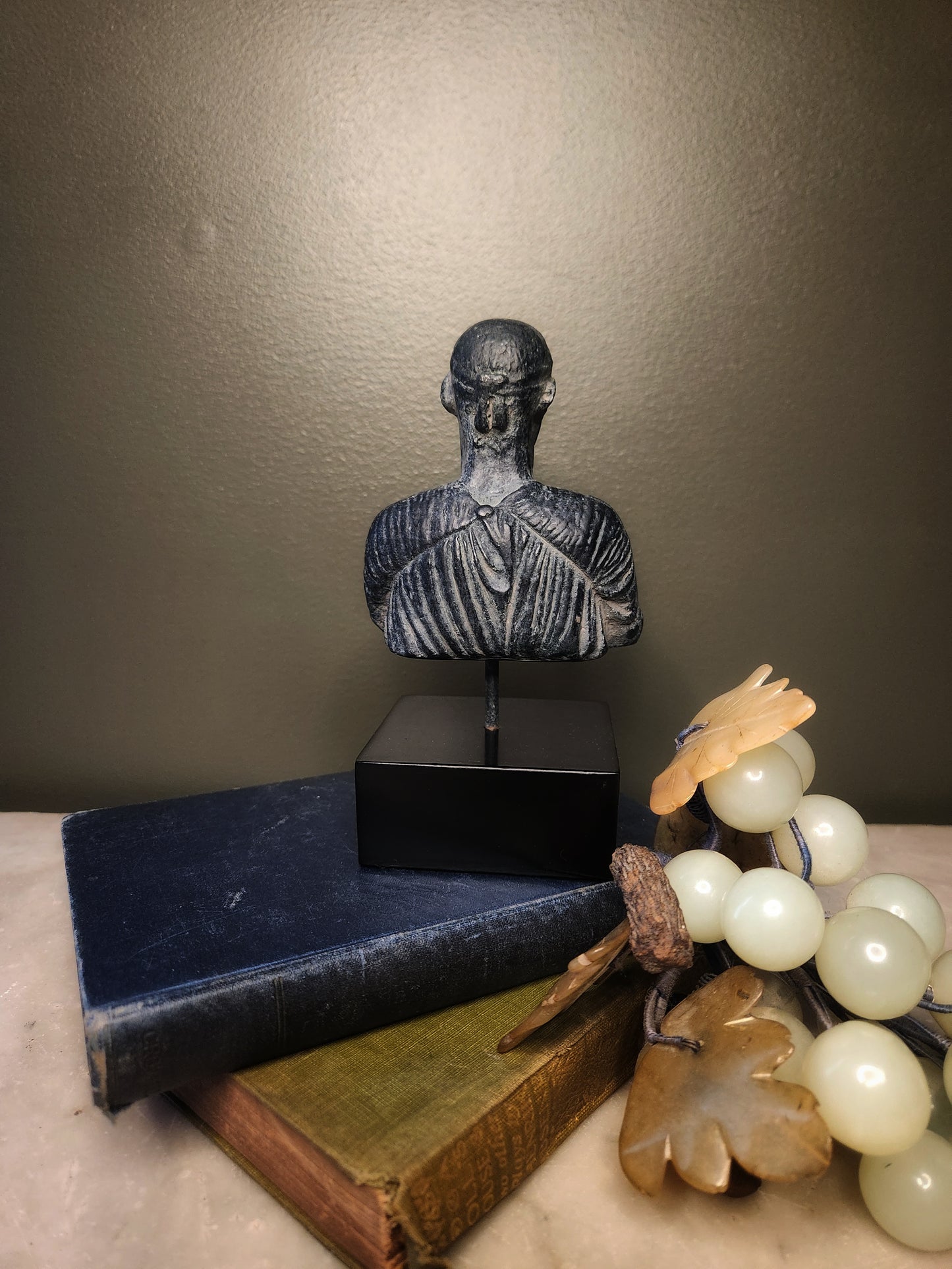 Vintage Miniature Charioteer from Delphi Sculpture Bust