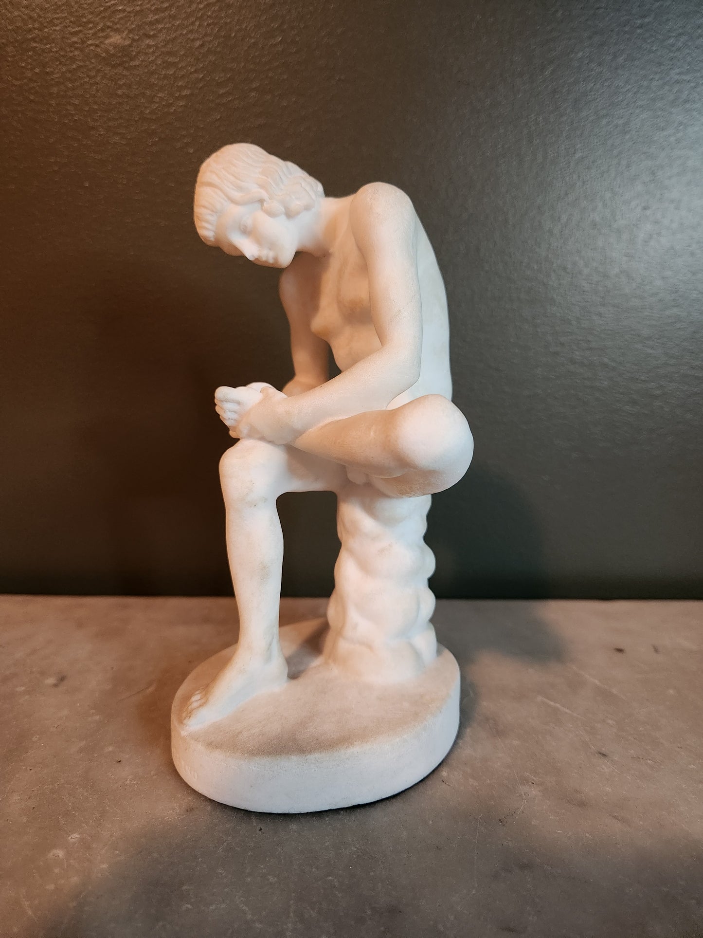 Lo Spinario Carved Alabaster