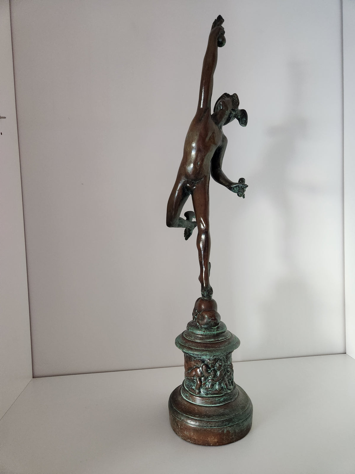 Hermes/Mercury Bronze Statue