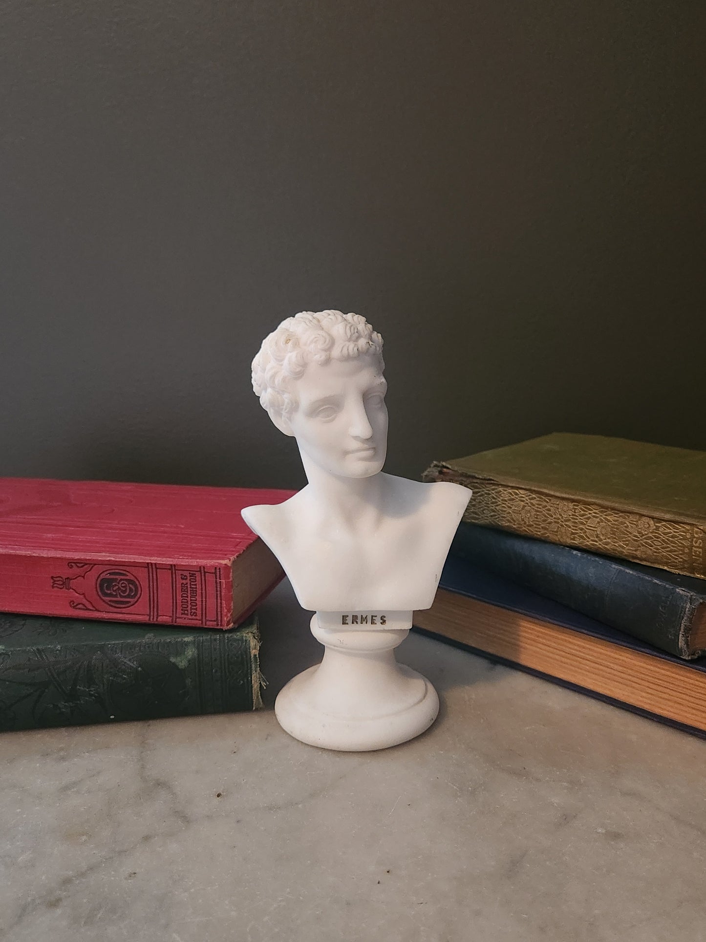 Hermes Alabaster Bust