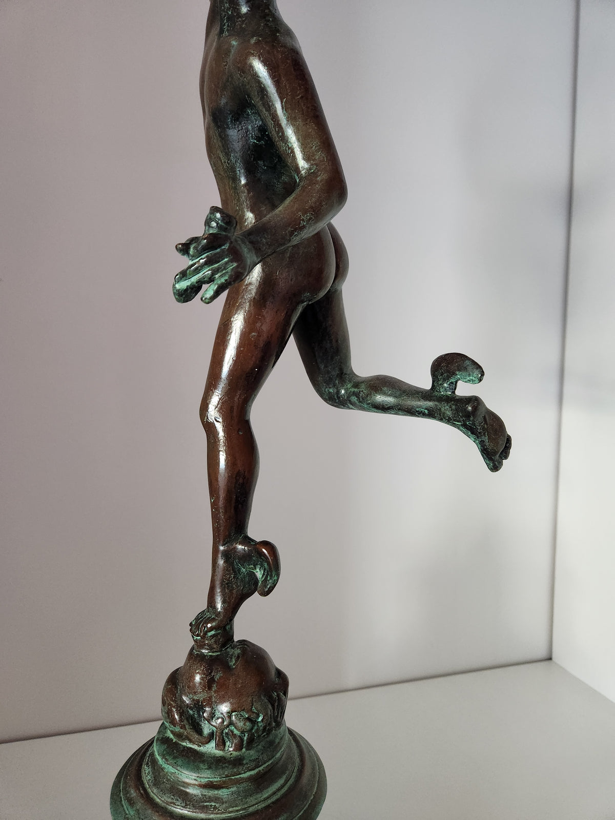 Hermes/Mercury Bronze Statue