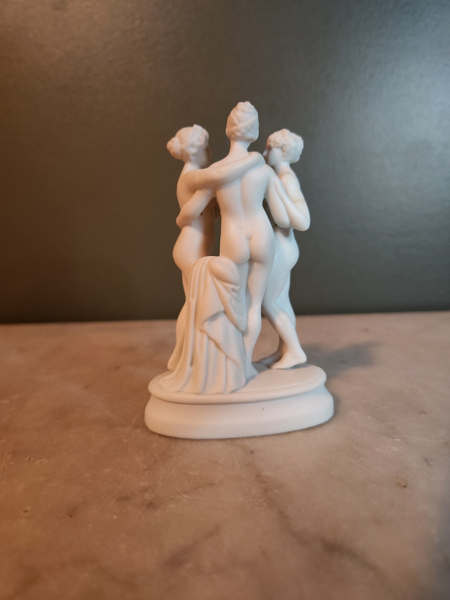 Ceramic Three Graces Statue