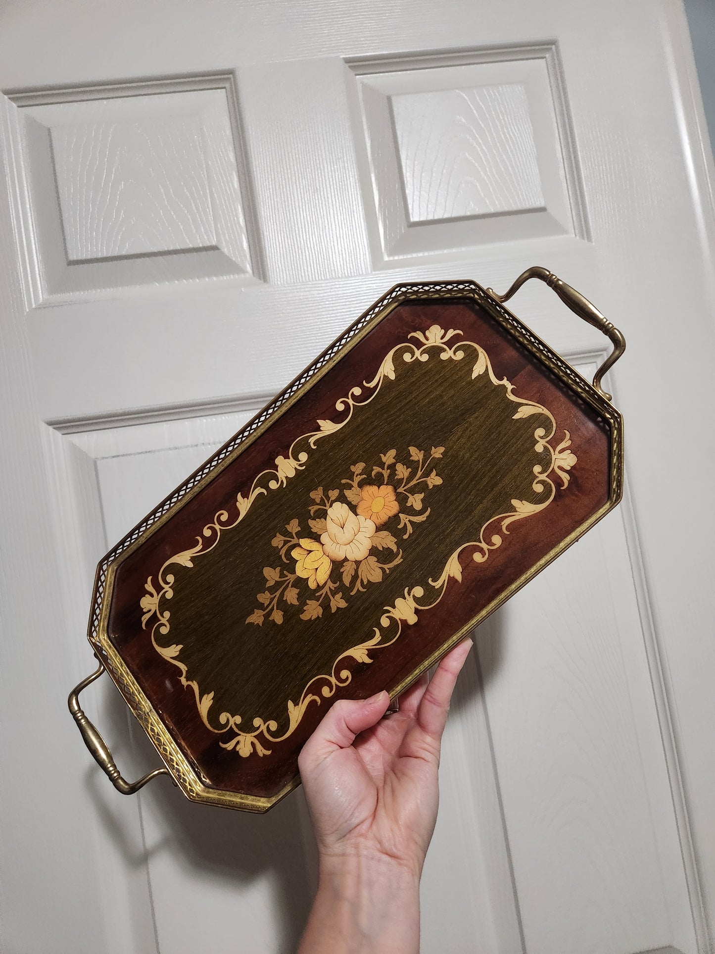 Italian Marquetry Tray