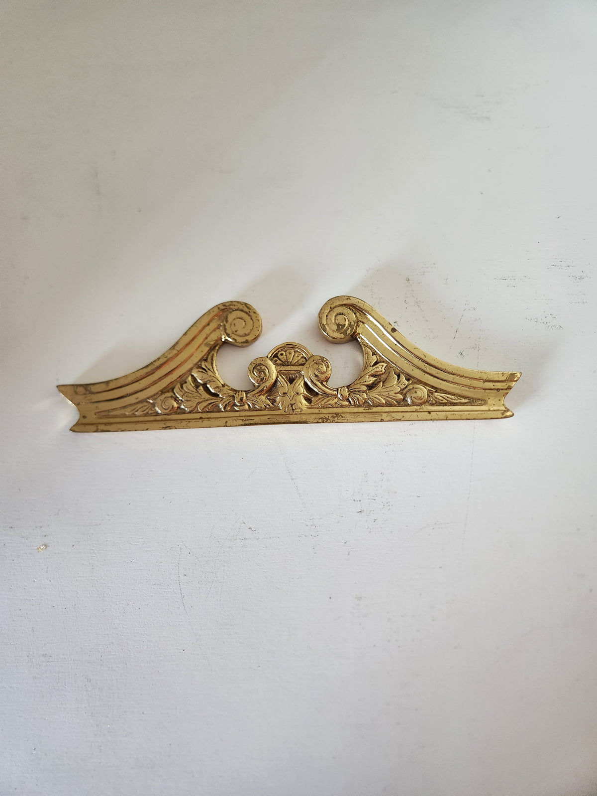 Cast Brass Pediment