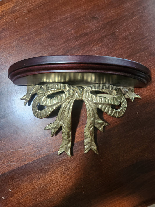Brass Bow Shelf