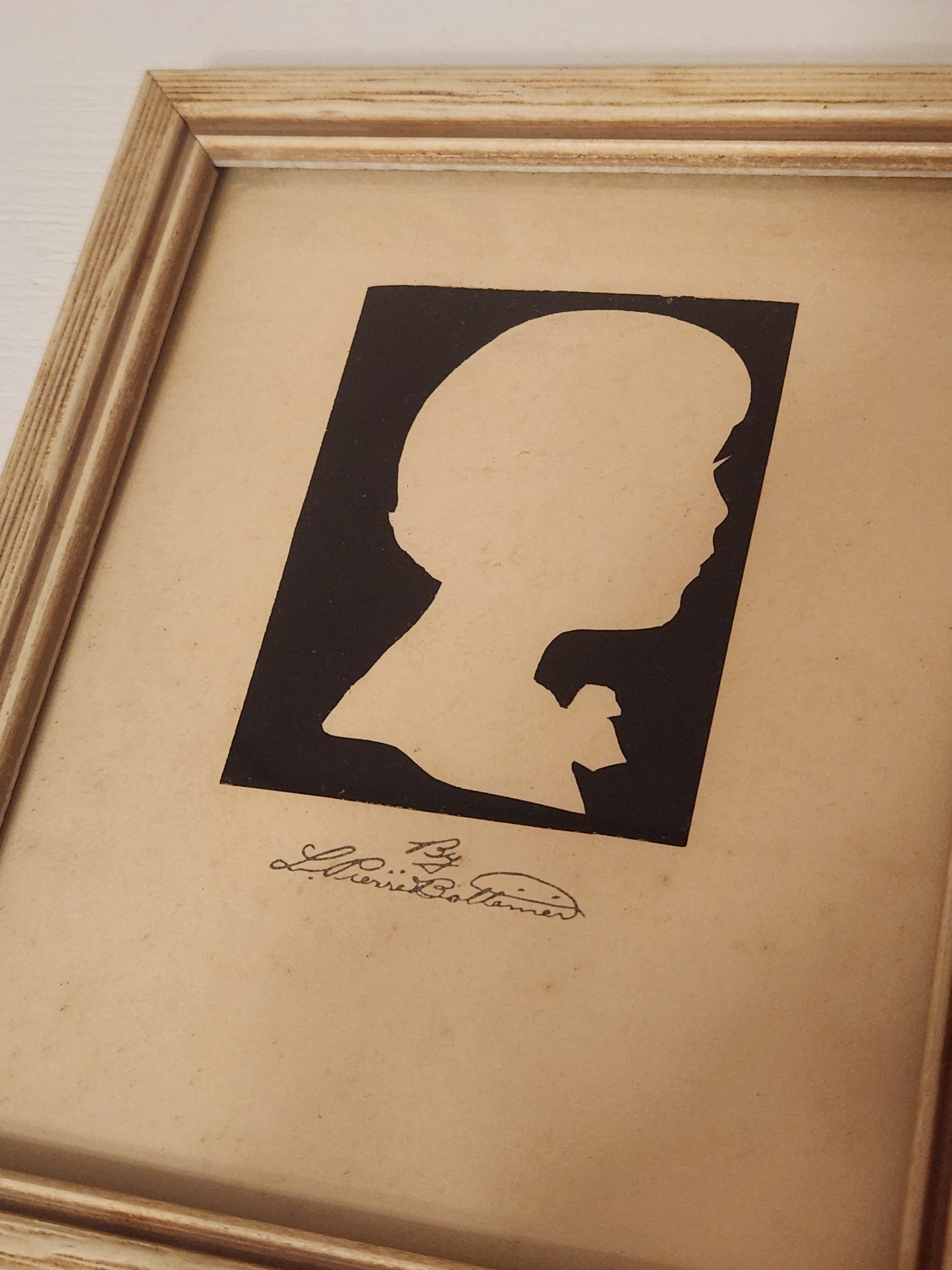 Collection of 6 Silhouettes, Hand cut and signed