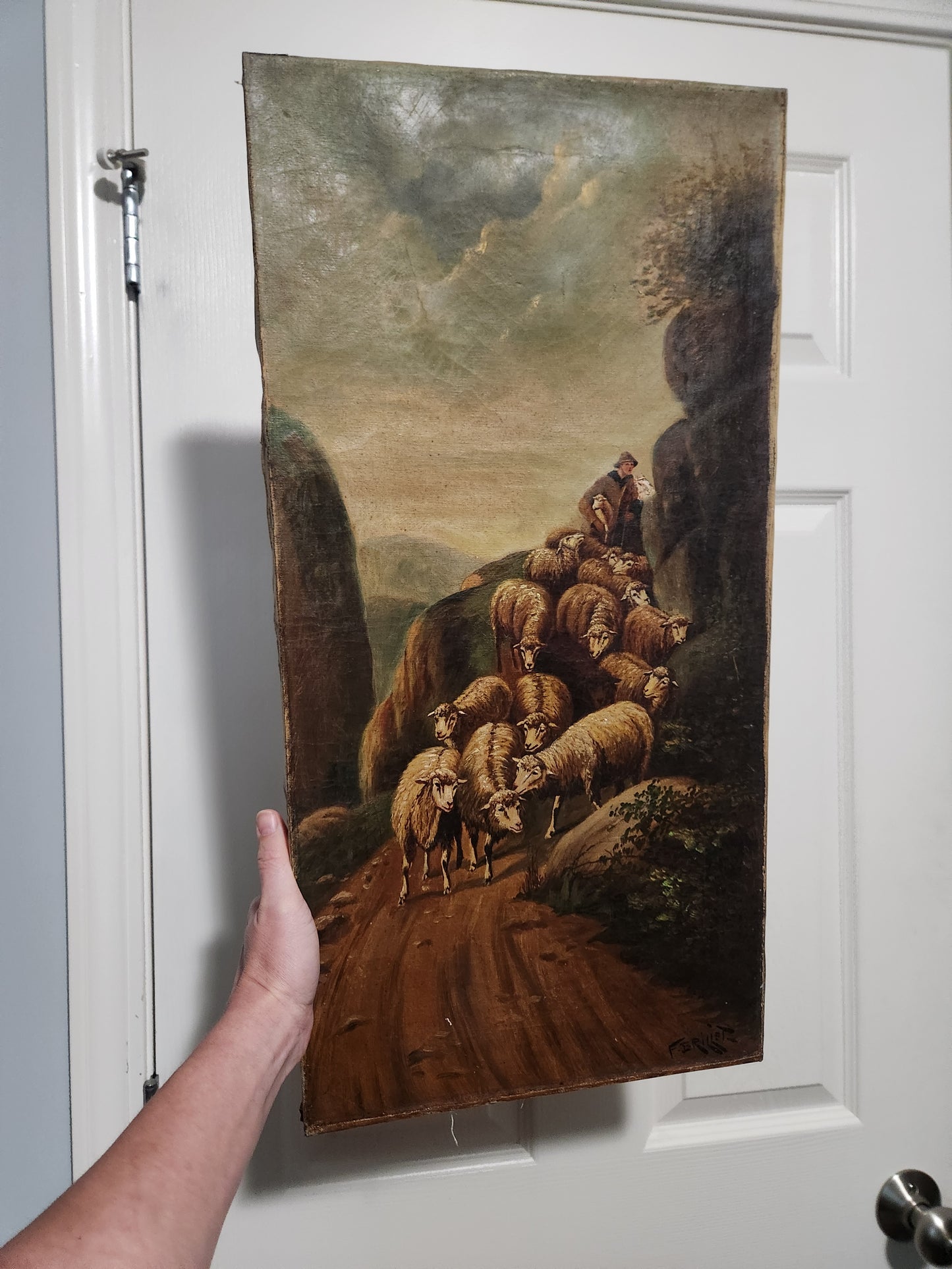 Pastoral Sheep Painting