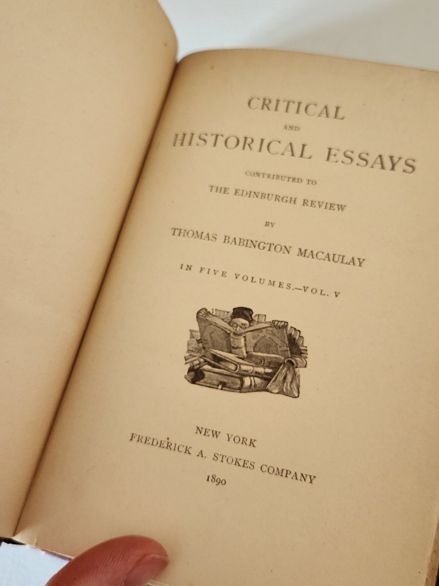 Macaulay's Essays 1890