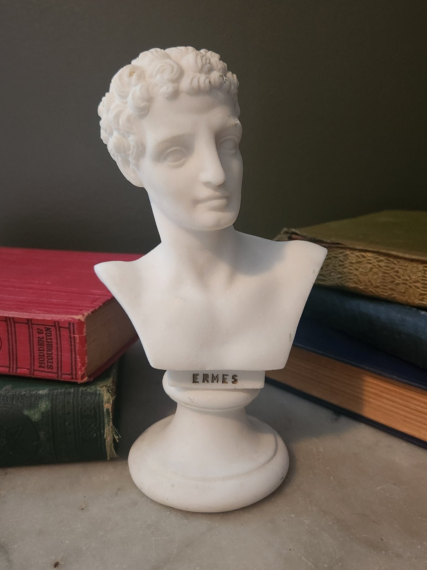 Hermes Alabaster Bust