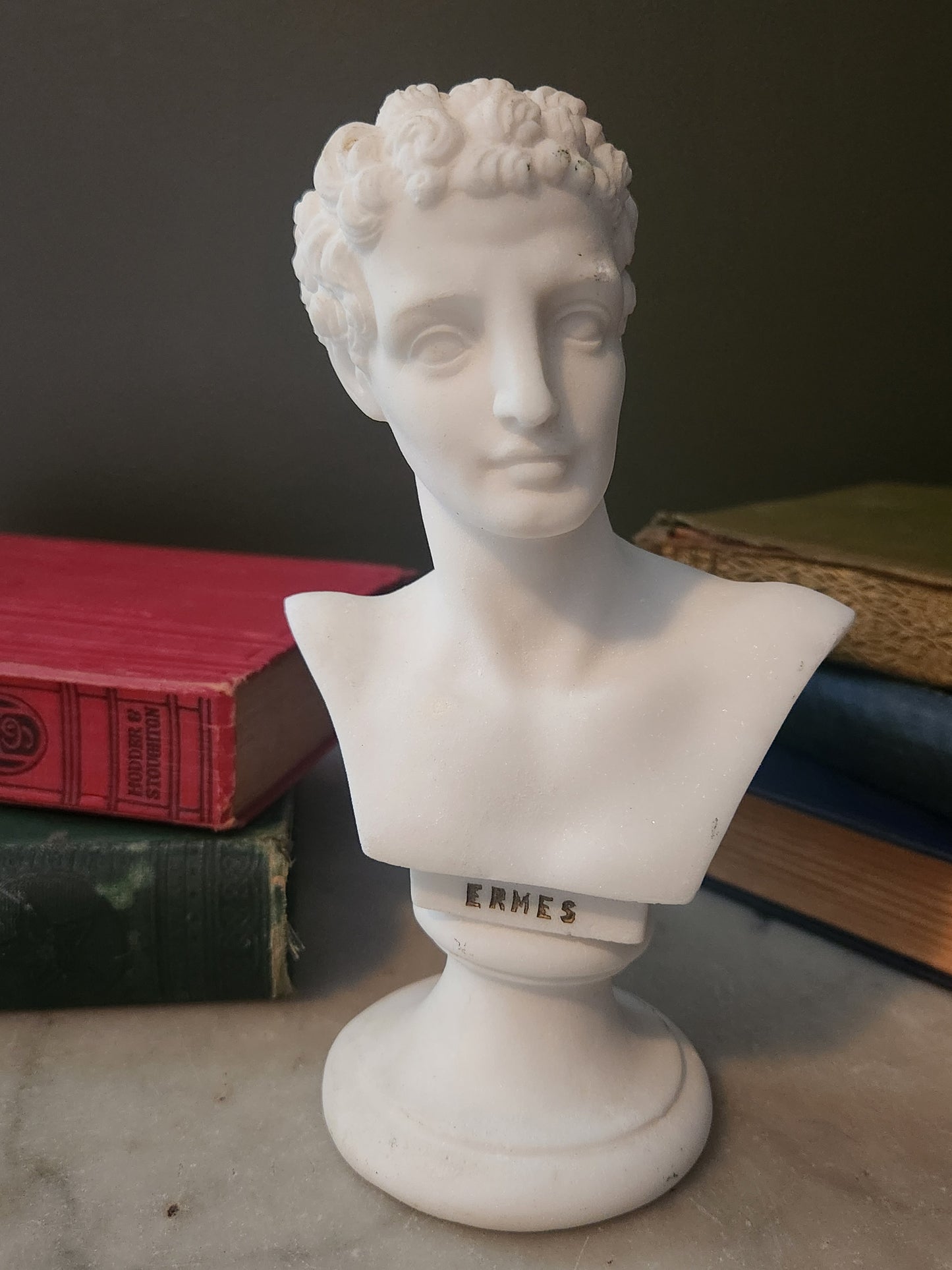 Hermes Alabaster Bust