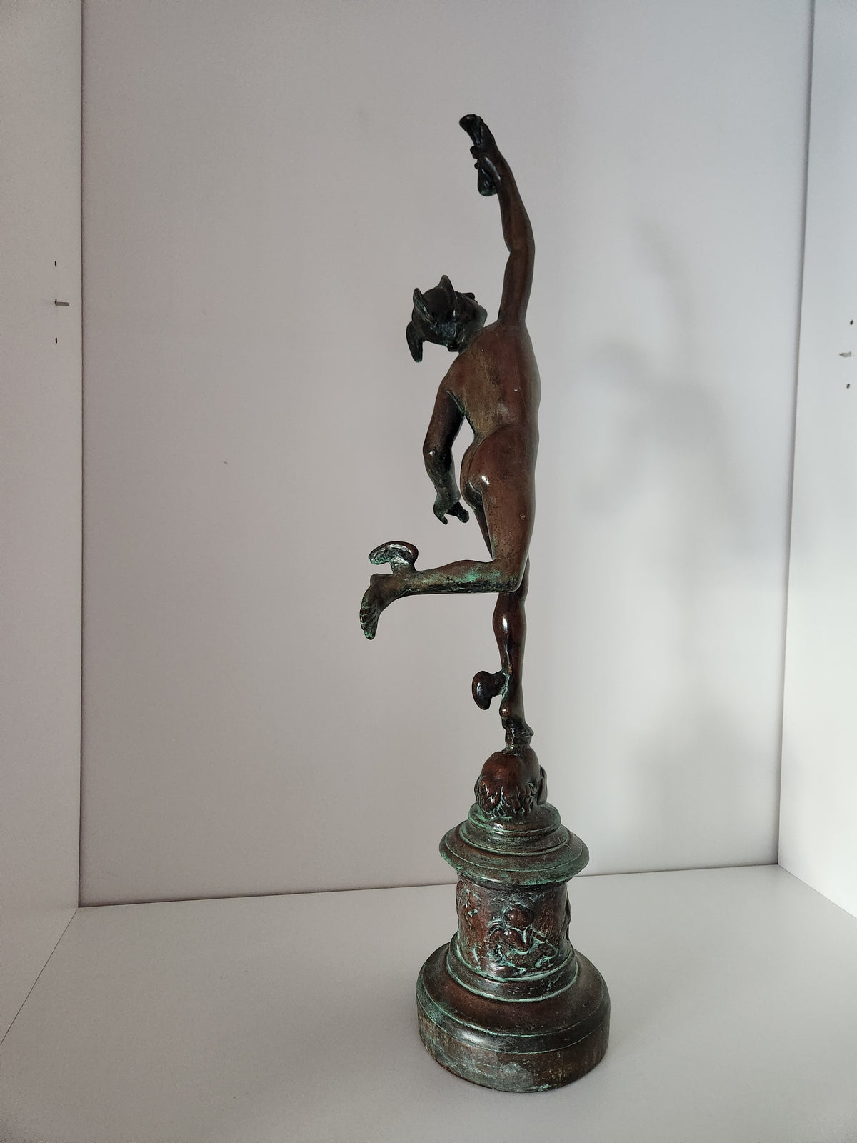 Hermes/Mercury Bronze Statue