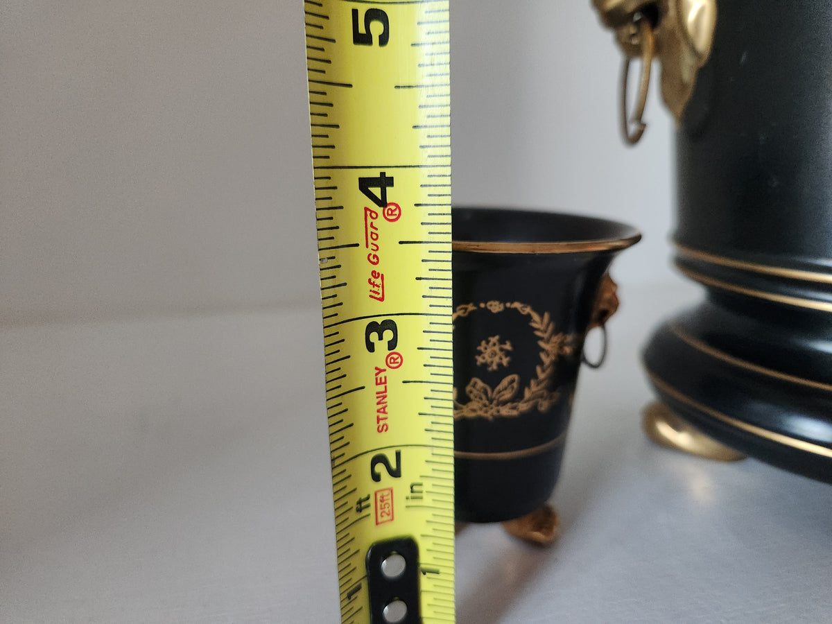 Vintage Lenwile Ardalt Cachepot and Toothpick Holder