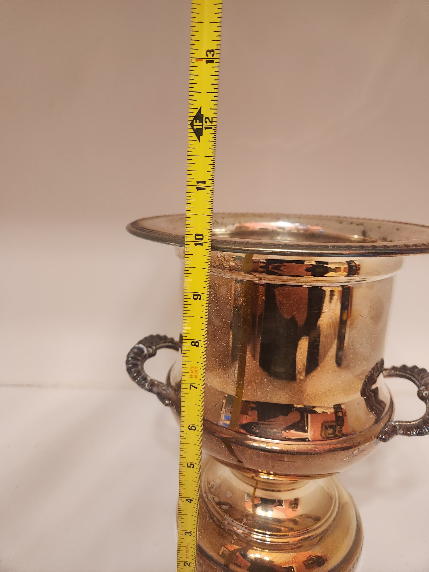 Silver Champagne Bucket With Braided Handles
