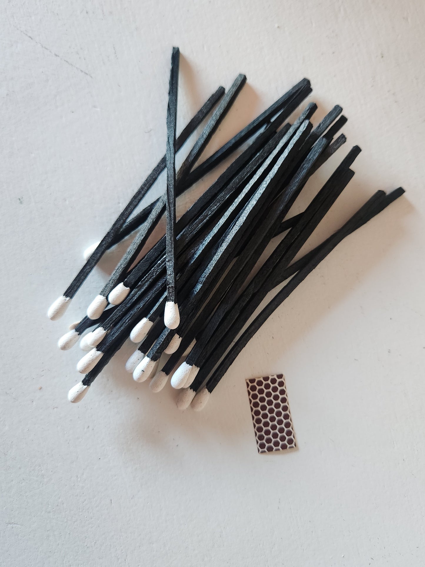 Black Matches with White Tip