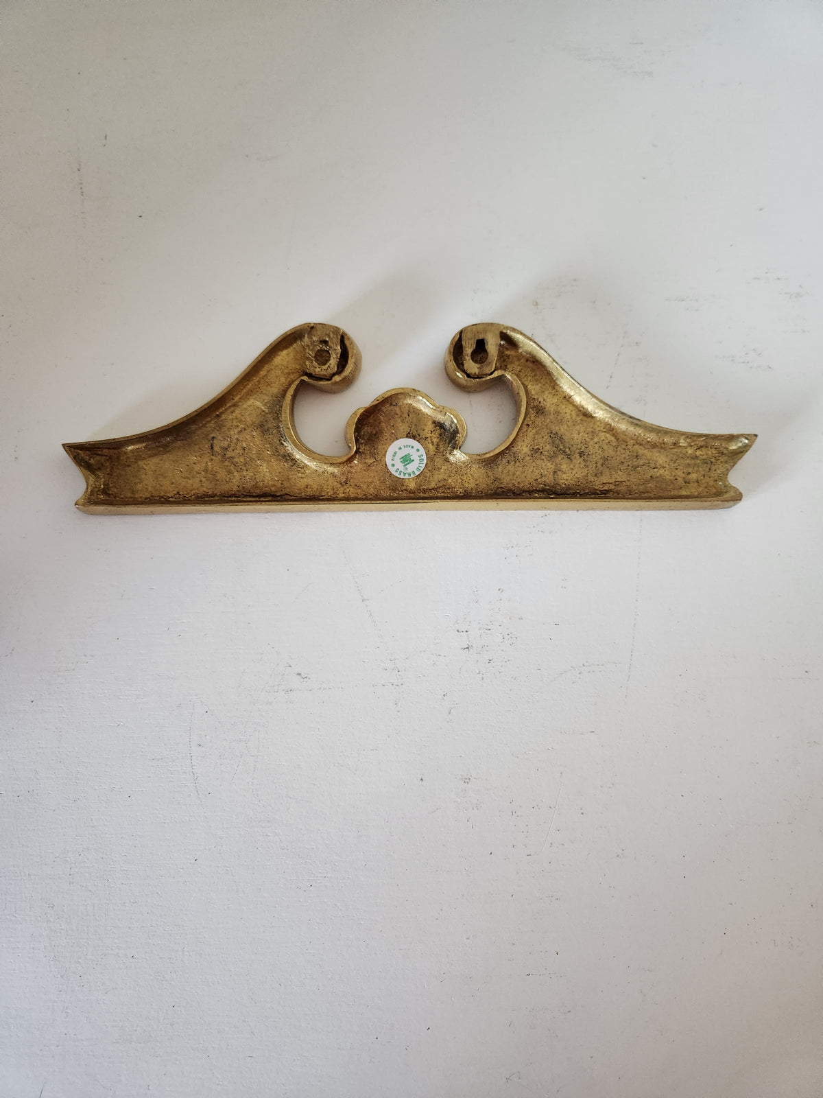 Cast Brass Pediment