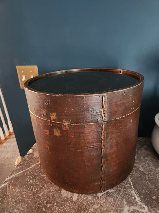 Antique Chinese Hat Box