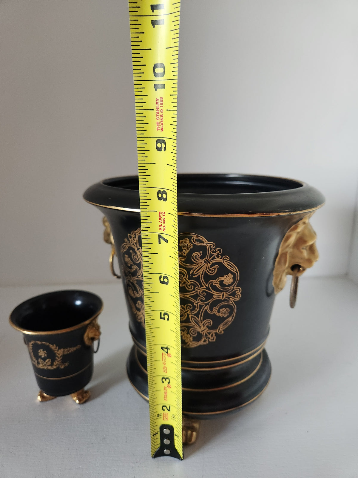 Vintage Lenwile Ardalt Cachepot and Toothpick Holder