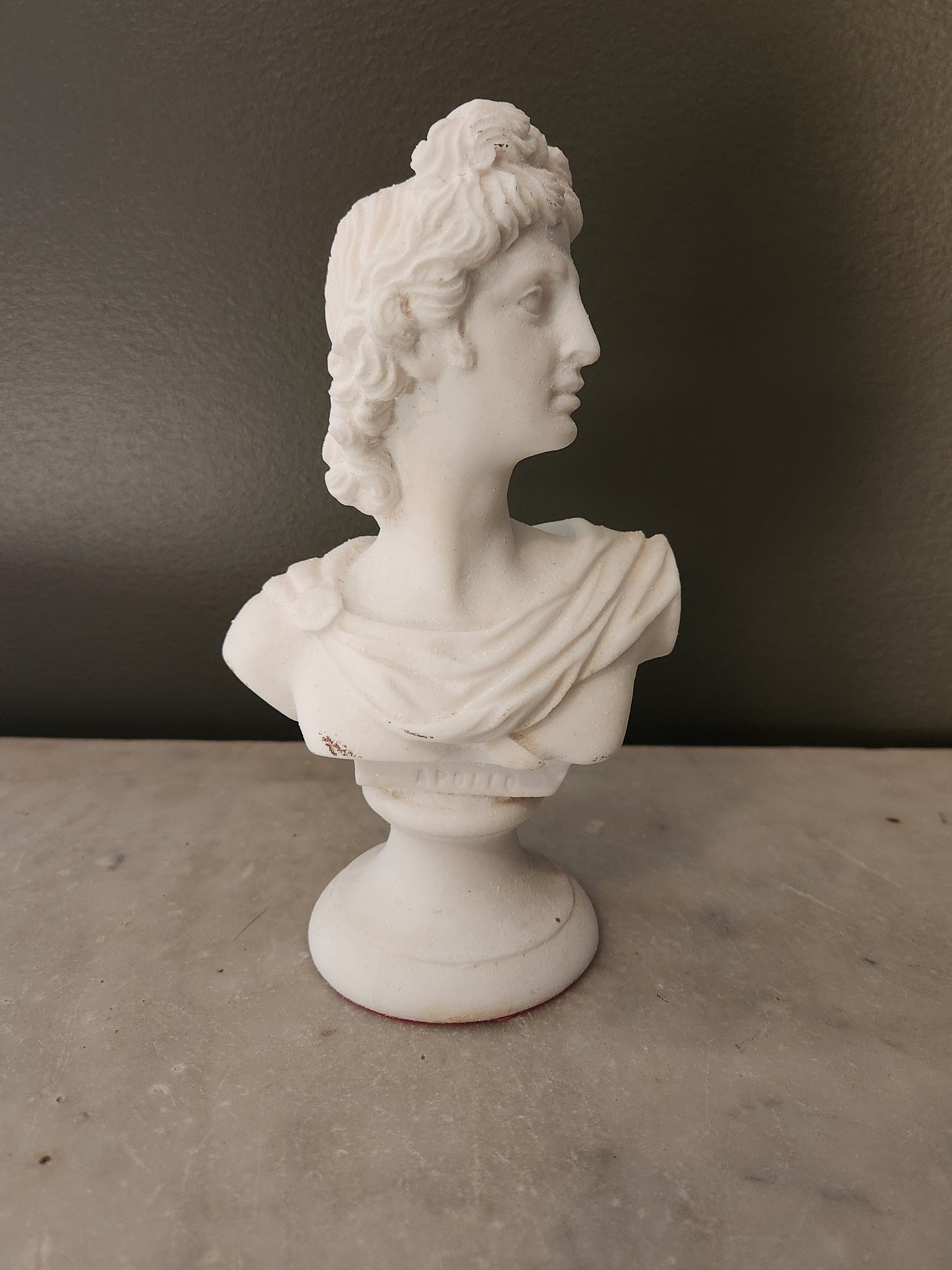 Apollo Alabaster Bust